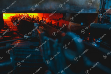 Термообработка поковки клапана